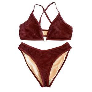 SWIMSUITS FOR ALL FISHNET BIKINI PLUS SIZE 16